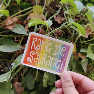 Rang De Satrangi sticker